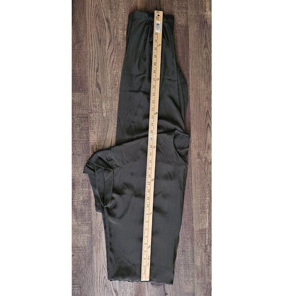 Vince 100% Silk Short Sleeve Jumpsuit, 10, Olive Hunter Green - Picture 5 of 13